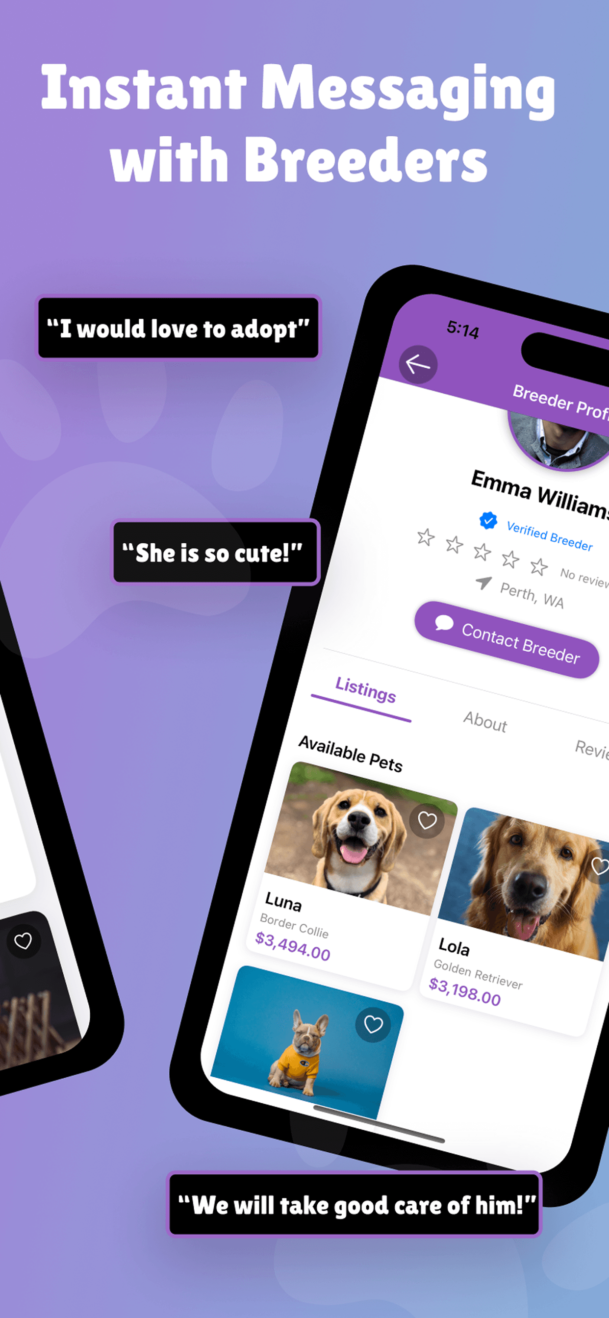 Instant Messaging with Breeders